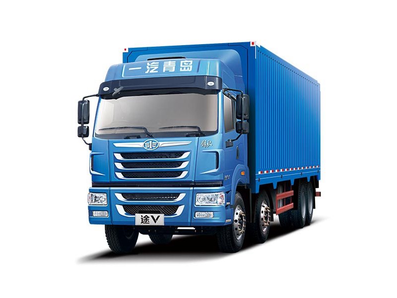 FAW Sky V 8X4 closed box truck