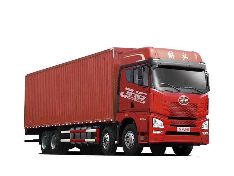 FAW JH6 8x4 closed box truck
