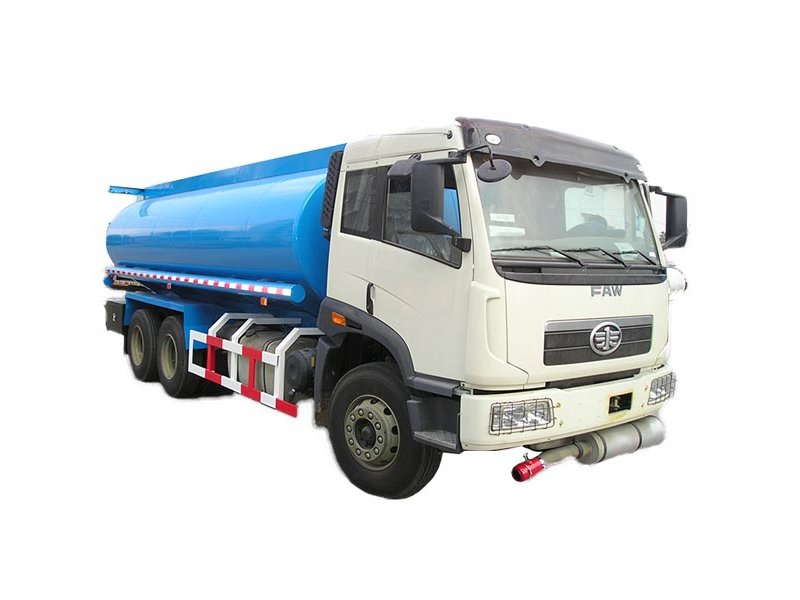 FAW 6x4 driving 20m3 transport fuel tanker truck